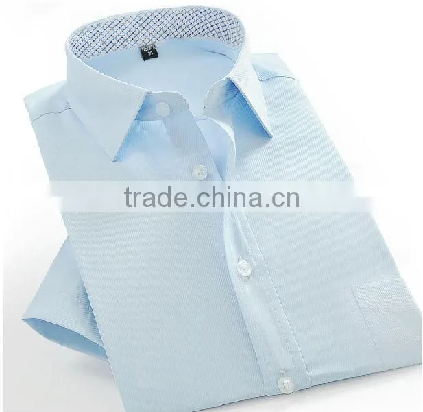 Slim white light color cotton men shirts