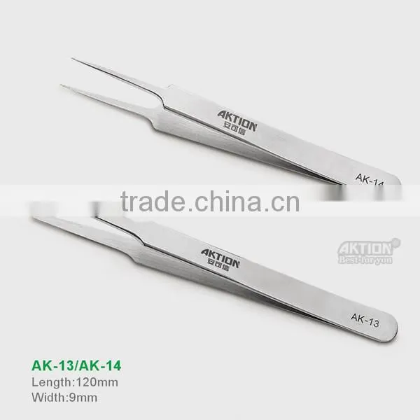 Stainless steel Tweezers For electronics AK-16/AK-17