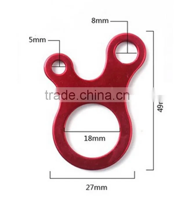 3 Hole EDC Survival Buckle Knotting Buckle Aluminum Alloy