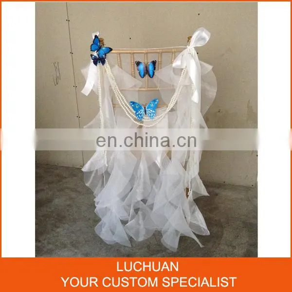 Wholesale Mullticolor Wedding Decoration Plastic Chair Cover