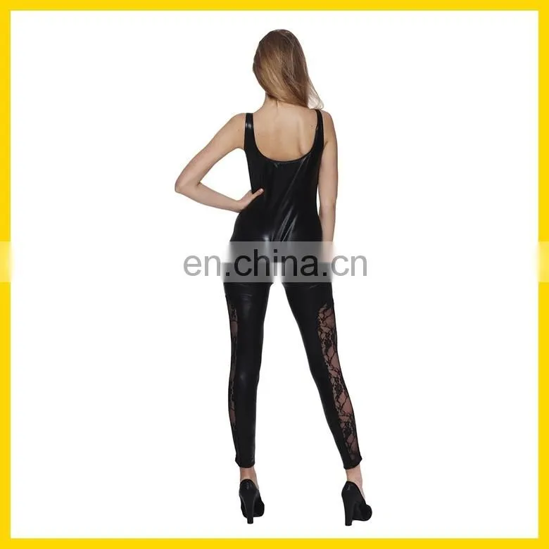 new arrival fashion leather and latex catsuits,latex spiderman catsuit costume,ladies leather dress