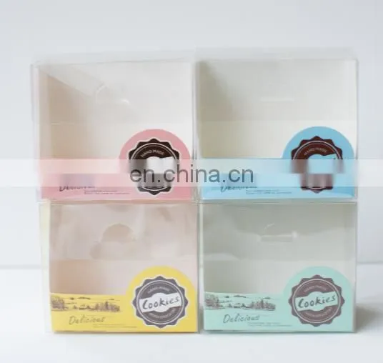 2015 cheap wedding plastic cake box
