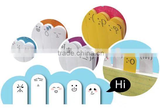 emoticon emoji memo pad sticky note