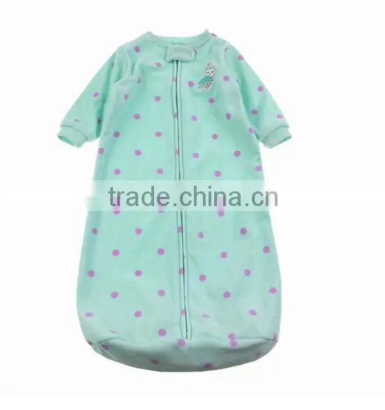 Lovely Blue Design Cotton Baby Sleeping Bag Wholesale, Knitting Pattern Baby Sleeping Bag