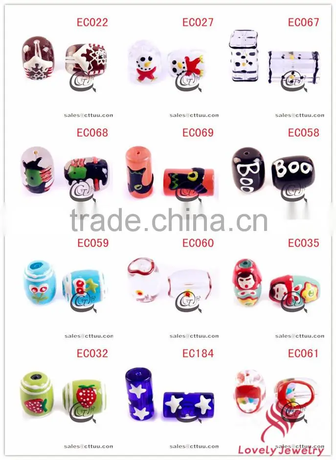Glass acrylic Jewelry Bead For kids EC063(DIY)