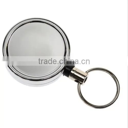 Pull Key Reel Wearable Key Organizer, Stainless Steel