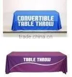 custom trade show polyester table cover