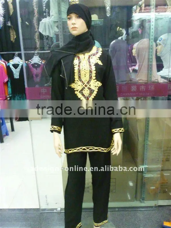 C211 Stylish beautiful muslim abaya