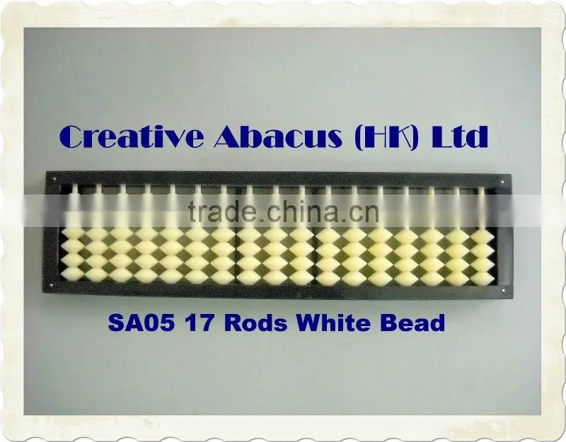 17 Rods Plastic Frame special design demonstration abacus soroban