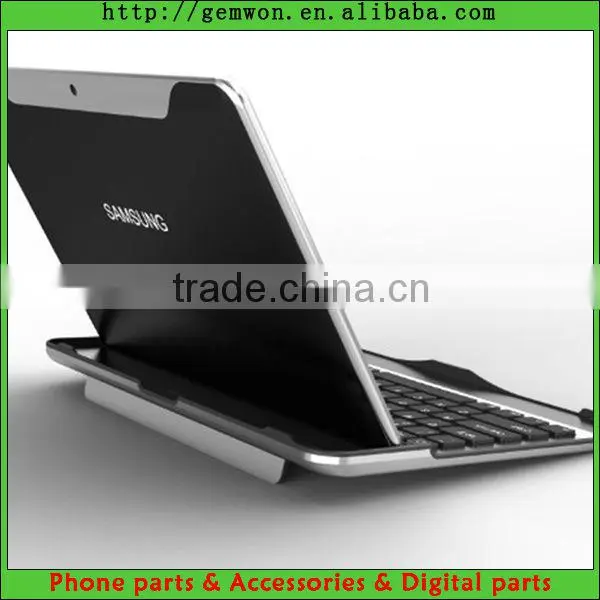 Bluetooth Keyboard Aluminum Case for Samsung Galaxy Tab10.1 P7510 P7500 + Film