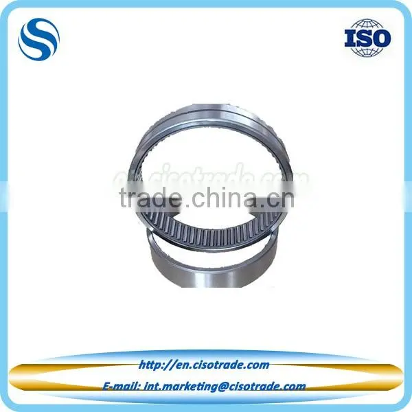 One way needle roller bearing with machined rings with flanges and inner ring