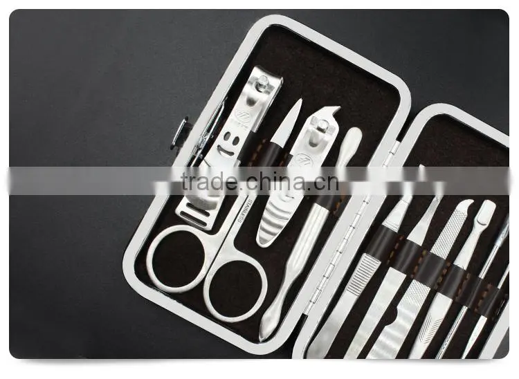 9pcs clippers beauty clean nail care tool