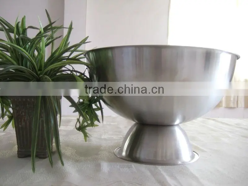 luxury oval metal bucket for party