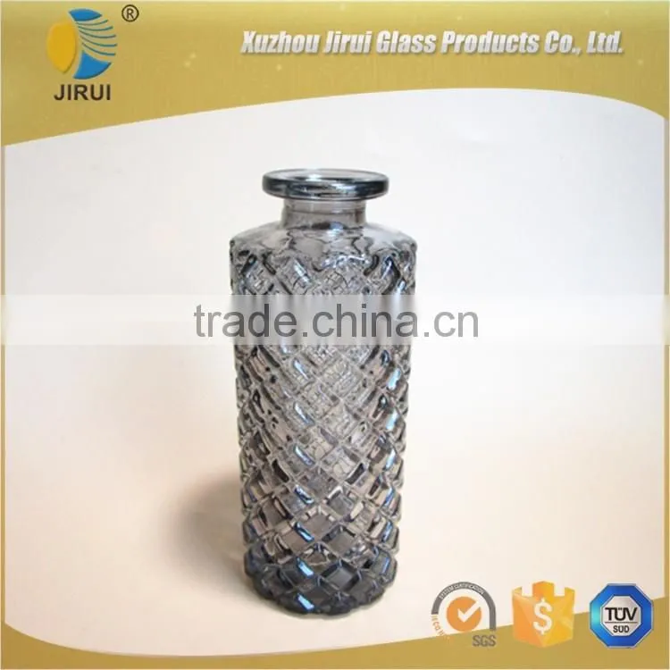Smoky-gray Diamond aroma diffuser glass bottle 150ml