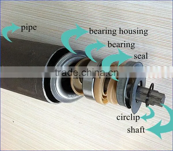welding pipe boilie roller for cement spraying machine