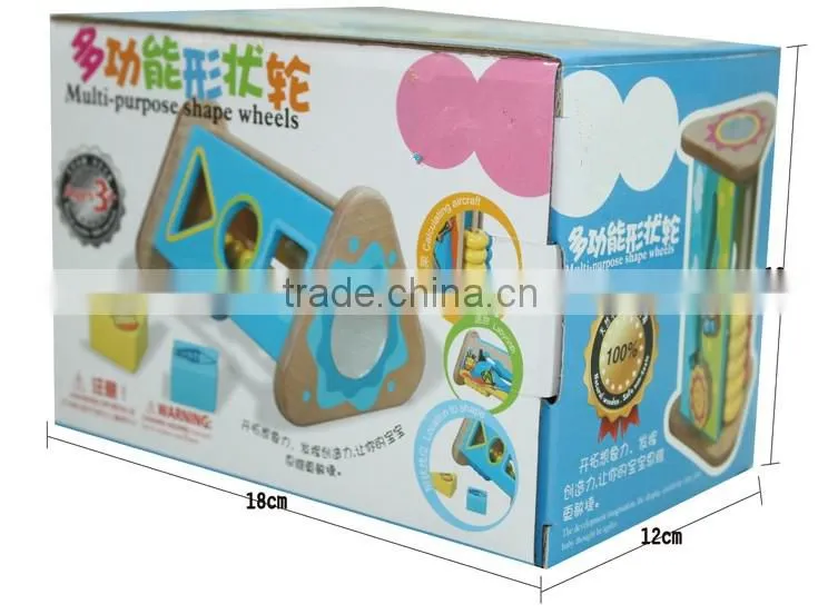 2015 Multi Function Calculation Beads Color Wood Beads Educational Kid Beads Toy