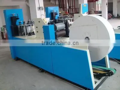 High efficiency paper napkin embossing folding machine