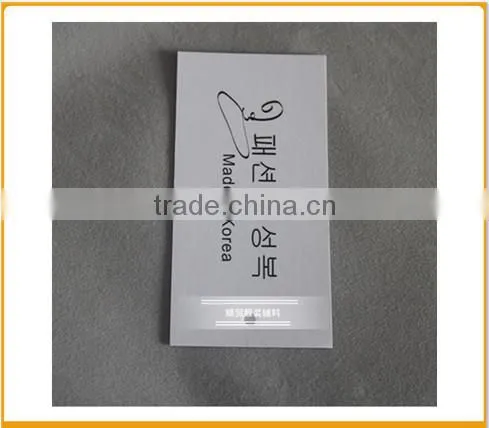 black LOGO custom clothes price tags card stock paper luggage tag fashion tag line
