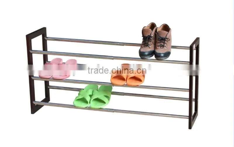 wooden shoe rack