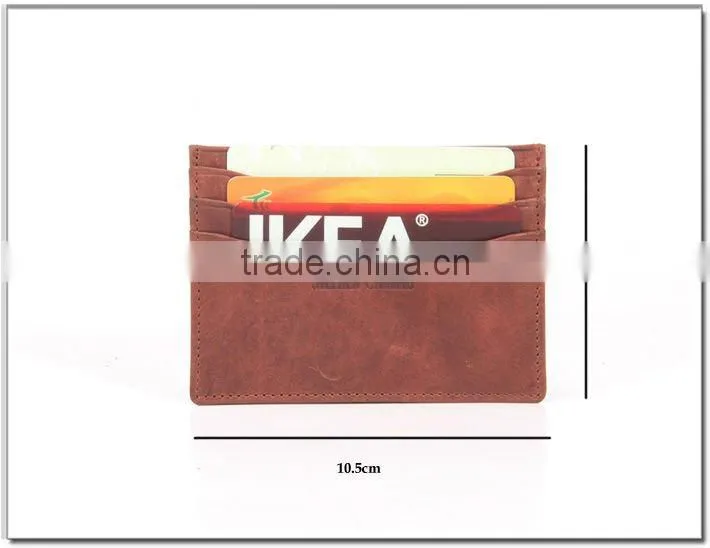 supply the 6 credit card's Leather Card Holder with Italian leather 100% handmade