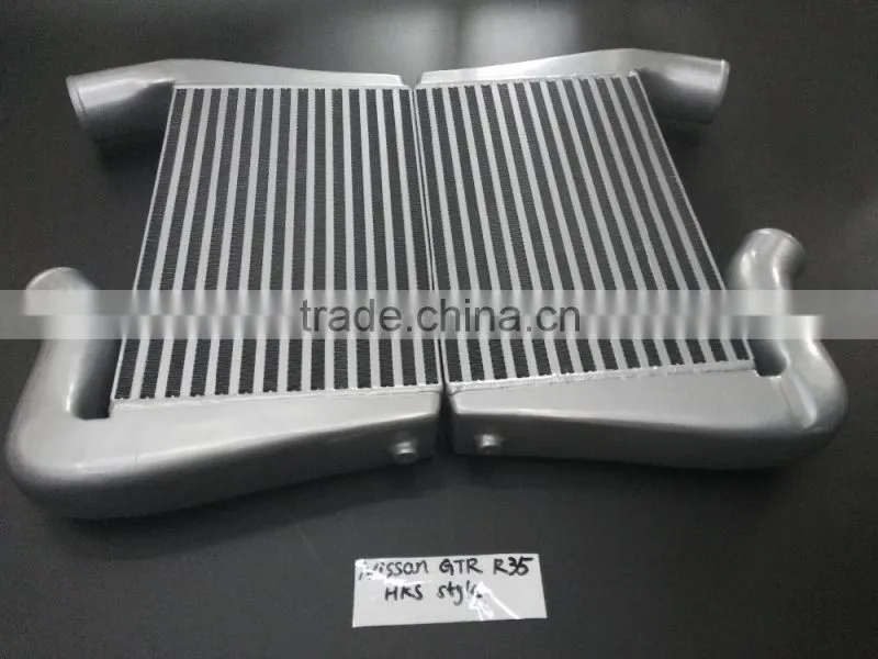 twin aluminum intercooler for GTR R35 nissan GT-R