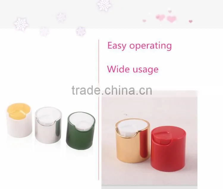 Hot sale plastic disc cap for plastic bottles with various size