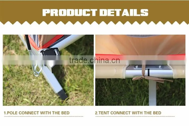 Outdoor camping cabin Tent Cot with tent bed