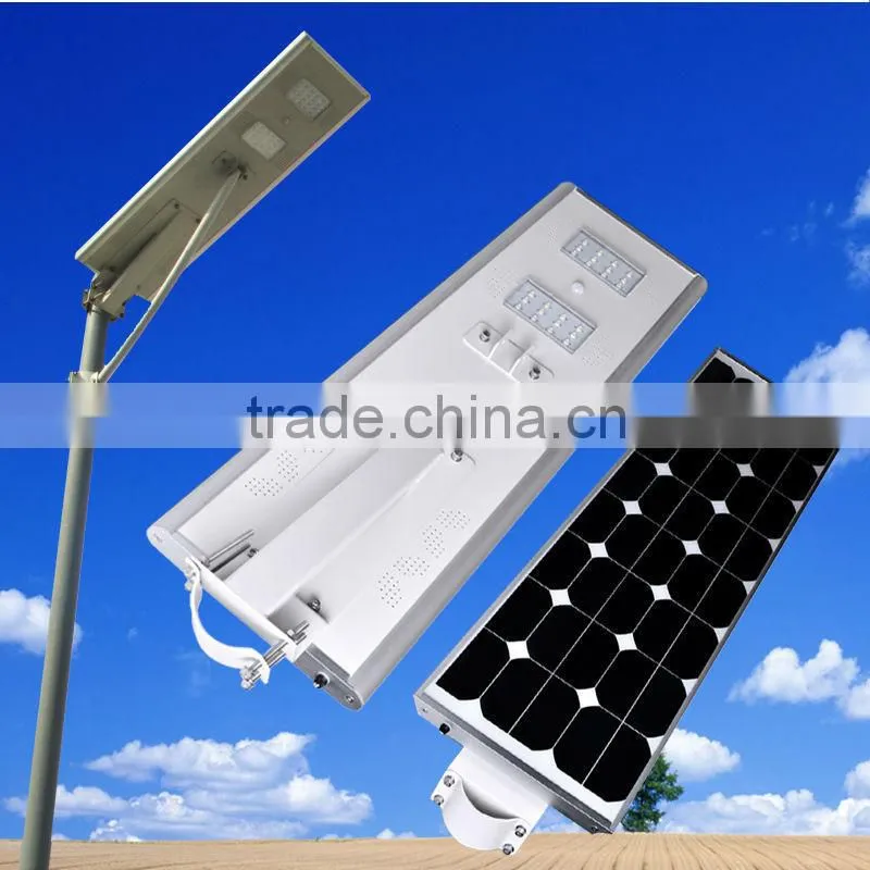 New Design All In One Solar Street Light With Motion Sensor Switch Solar Led Lamp