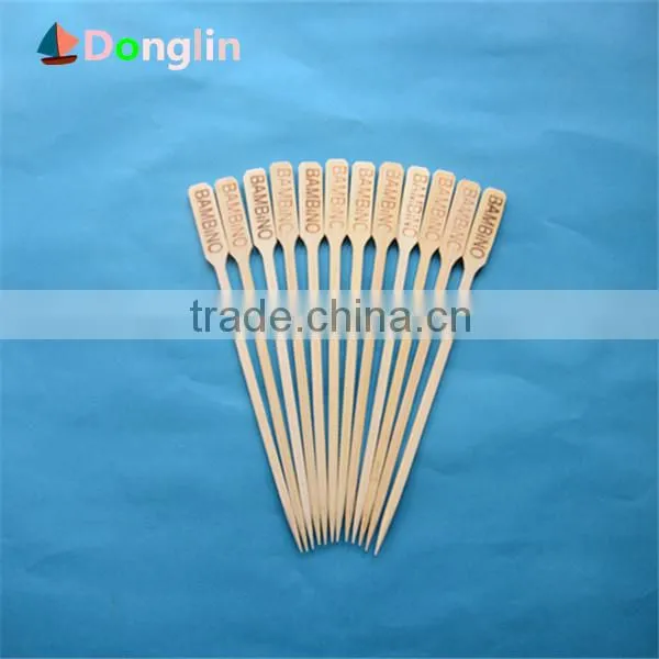Hot sell bamboo paddle skewers with custom logo
