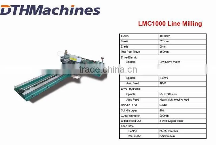 XDG1000-C Portable line milling machine/line milling/3 axis milling machines