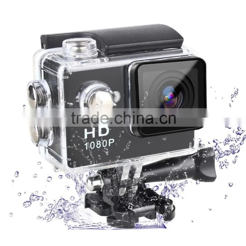 Quality Action Sport CAM 2.0 Inch A9 Action Camera 1080P Full HD 30M Waterproof Sport DV Camera