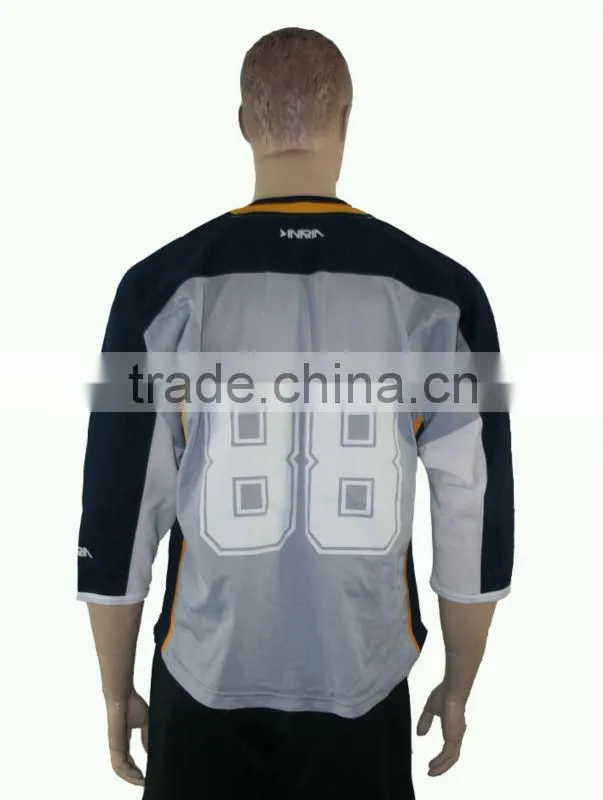 custom ice hockey jersey silk printing