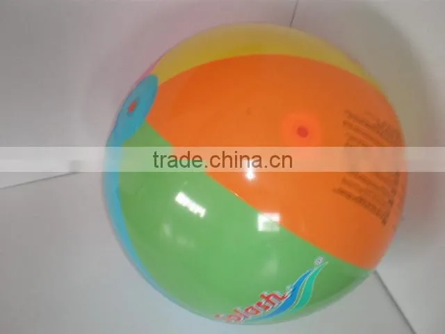 Inflatable sprinkler beach ball, pvc sprinkler beach balls for kids play