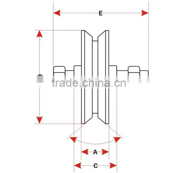 2016 sliding gate guide pulleys