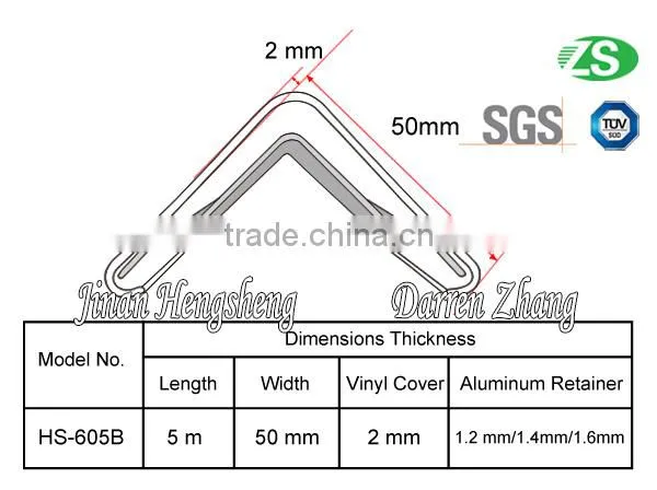 high quality protective plastic edge corner guard