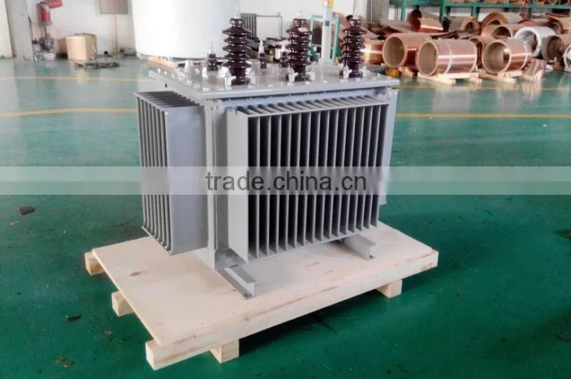 600kva oil immersed step down power transformer 11000v