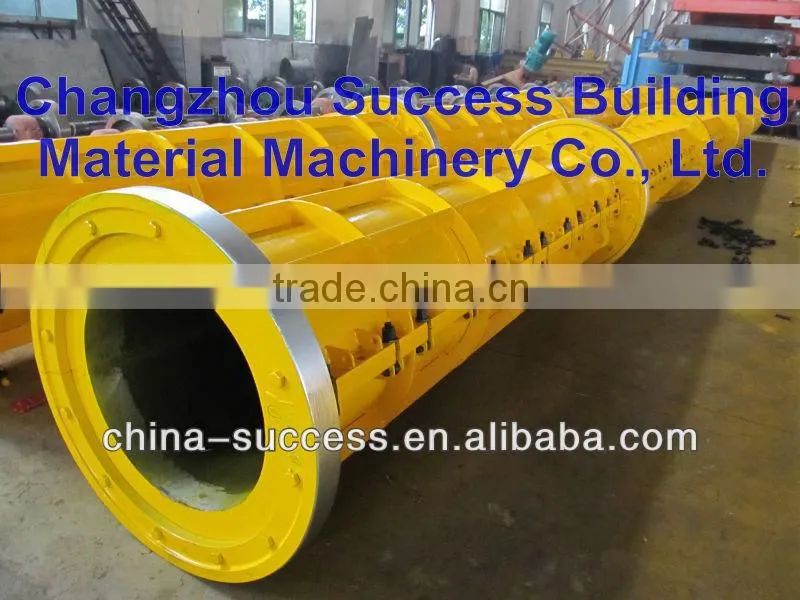 High Quality Concrete Pile Production Line Spinning Machine/Steel Mould/PC Concrete Pile Manufacturing Plant