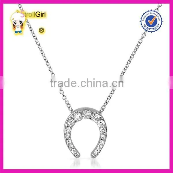 2016 new style fashion 925 silver crown necklace