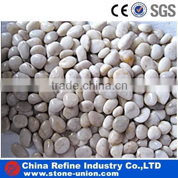 hot sale polished grade A stripe pebble