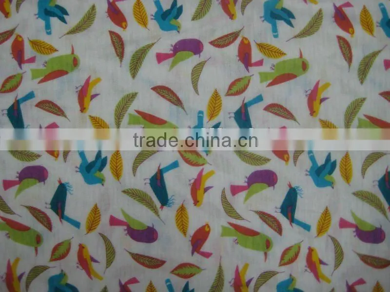 viscose and polyester fabric flower printed single jersey knitting fabrics