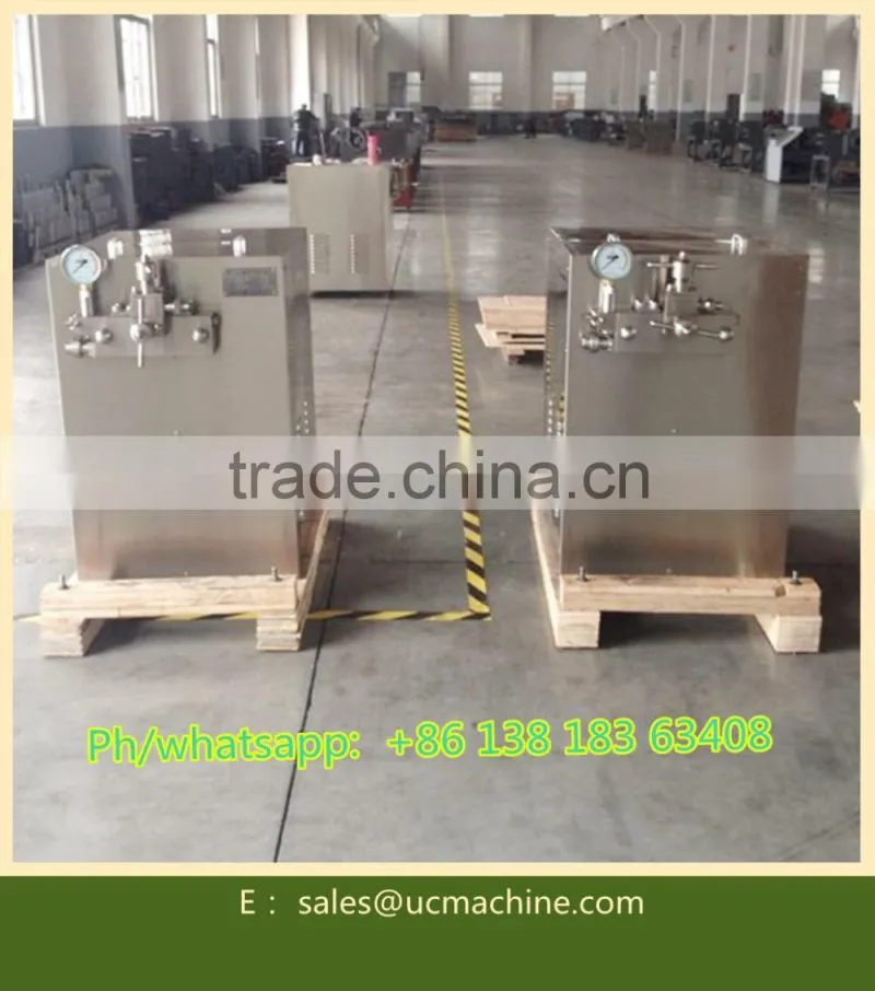 shanghai 2stage high pressure homogenizer price 1000lph