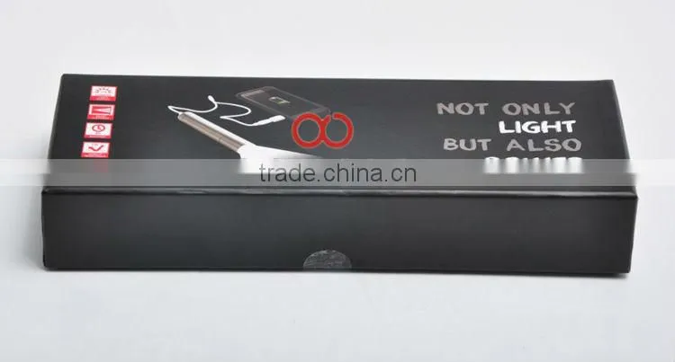 Manufactory sell charger with America Q5 lamp flashlights mobile power bank