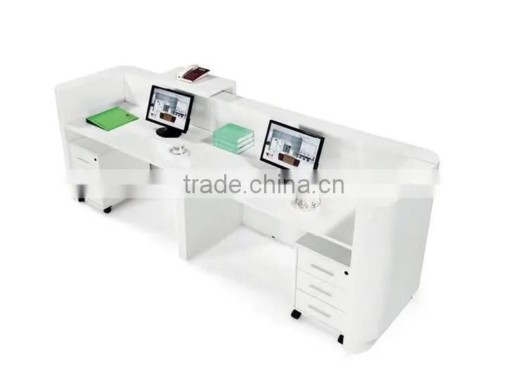 Modern design LED light reception desk