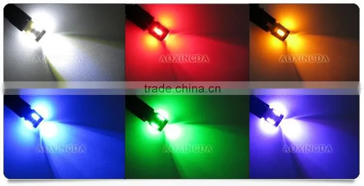 High power 5630 6 LEDs BA9S T10 LED interior bulb lamp for car