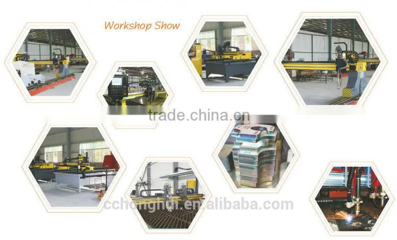 automatic gas cutting machine for thick plates