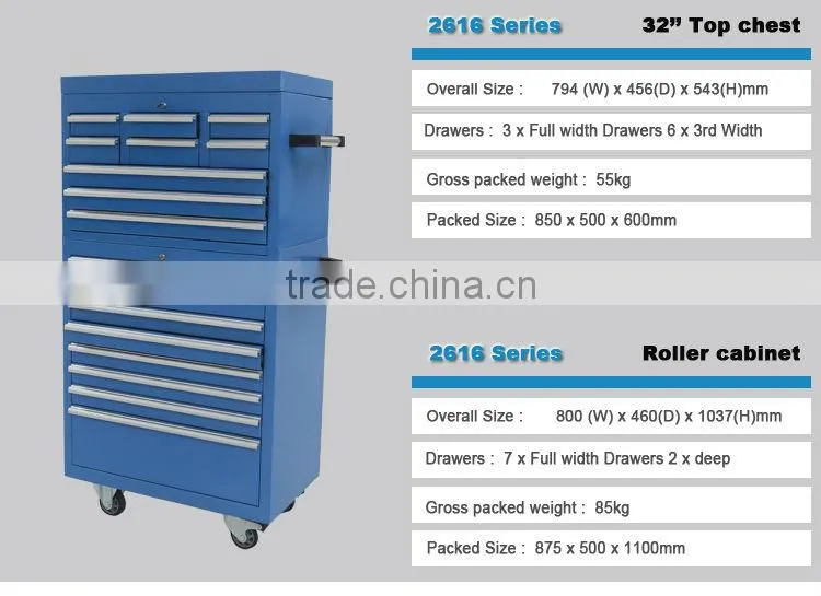 Kindle 17-Drawers,4 Casters Stable Steel Garage Tool Cabinet tool box drawer lock