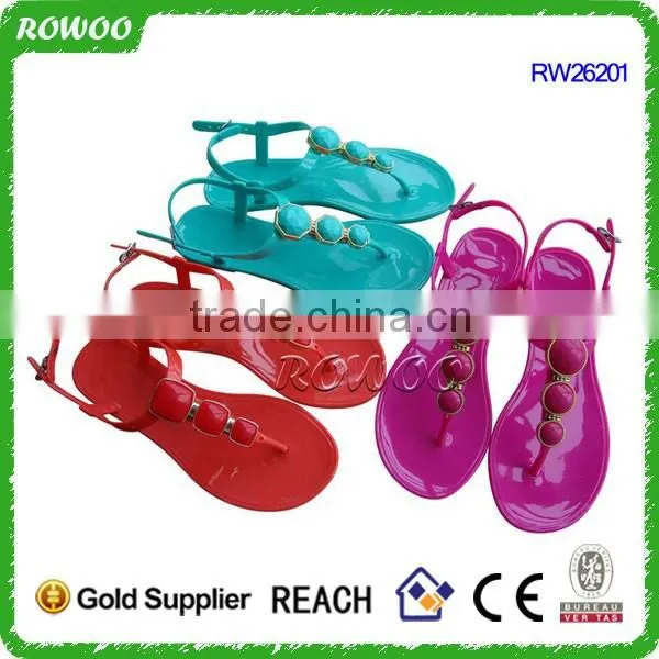 wholesale cheap ladies2016 plastic slipper fashion pvc sandals