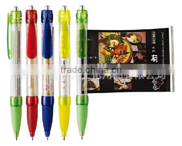 Promtional customized banner pen , Retractable Cheap Banner Pen , advertising pen