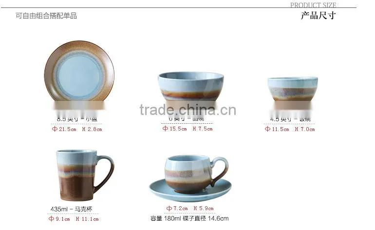 Contracted creative western dish bowl covered 012