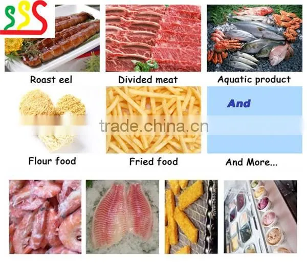 individual spiral Freezer Series for vegetable fruits meat